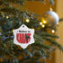 3dRose I Believe in Karate Snowflake Ornament