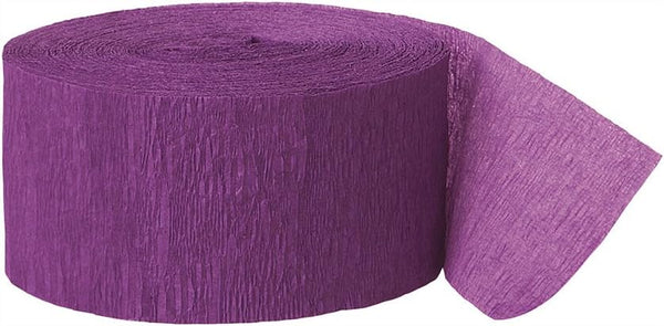 Crepe Paper Streamers for Decorations