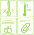 uxcell Silicone Dinner Spoon, Table Spoon, Dessert Spoon Utensils for Kitchen Restaurant, Green