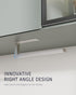 SUS304 Paper Towel Holder, Paper Towel Holder Under Cabinet Wall Mount or Self Adhesive Paper Towel Bar, Hanging Paper