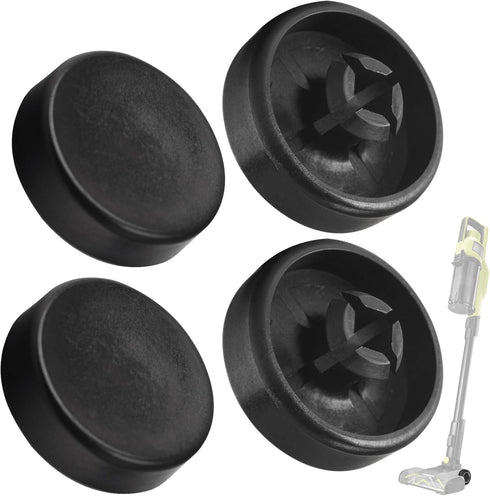 4 Pack Replacement Wheel for Ryobi Cordless Stick Vacuum 18v One+ HP & PCL720K, PBLSV716K