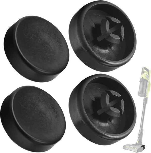 4 Pack Replacement Wheel for Ryobi Cordless Stick Vacuum 18v One+ HP & PCL720K, PBLSV716K
