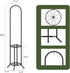 PULIJIAJU 2-tier 3 Hanging Plant Stand Indoor and Outdoor, Space-Saving Iron Plant Shelf, Potted Flower Pot Stand
