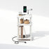 3-Tier Closet, Furinno JUST Night Stand, Turn-N-Tube Nightstand with Charging Station, Bedside Table, End Table, Side