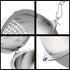 Lyxa SR 2 Pack 304 2.1 Inch Food Grade Stainless Steel Mesh Tea Ball Tea Infuser Strainer Filter Diffuser for Loose Tea