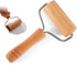 Lasenersm 1 Piece 9.5cm Wide Wooden Pastry Pizza Roller Brayer for Baking and 5D Diamond-Paint Art
