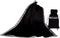 BLESSUME Black Altar Tarot Table Cloth Velvet Square Divination Wicca with Tarot Pouch