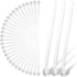 Prasacco 32 Pieces 1/32 Teaspoon 0.15 mL Mini Measuring Spoons for Jars, Tiny Plastic Scoops for Spices