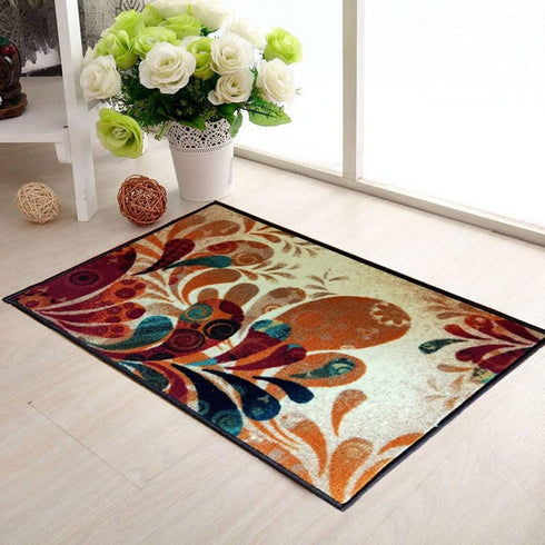 Boho Retro Style Living Room Carpets, Large Indoor Area Rugs 20"x31" for Home Decor