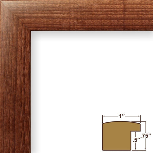 23247616 8 10 Inch 5 7 Inch Craig Frames x Walnut Brown Picture Frame Matted to Display a x Photo