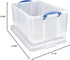 REALLY USEFUL OFFICE BOX CLEAR 64LT