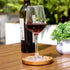 Sets Set 6 4.33in WLWNWFT Wood Cork Coasters for Drinks Absorbent with Holder, WLWNWFT Acacia Wood Coaster Rustic