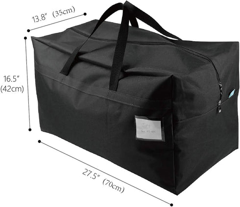 iwill CREATE PRO 100L Large Size Ornament Water Resistant Travel Duffel Tote Storage Bags, Black