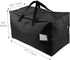 iwill CREATE PRO 100L Large Size Ornament Water Resistant Travel Duffel Tote Storage Bags, Black