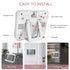 Refrigerator Thermometer - LCD Digital Temperature Meter with Audible Alarm and Max/Min Record Function