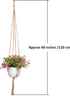 2 Pack 48 Inch 4 EBOOT Large Macrame Plant Hanger Rope to Hang Flower Pot Plant Holder for Indoor Outdoor Decorations