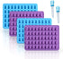 Gummy Molds Bear Candy Silicone - Mini Size Chocolate Gummy Molds with 2 Droppers, Nonstick Food Grade Silicone Pack of