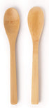BambooMN 6.25" Reusable Solid Bamboo Teaspoons | Dining Flatware, Kitchen Utensils, 10 pcs