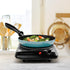 OVENTE 1000W Countertop Infrared Single Burner, 7” Ceramic Glass Cooktop with 5 Level Temperature Setting, Black