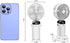 Portable Handheld Fan, Type-C Rechargeable, 4000mAh Battery Operated Fan with LED Display