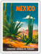 Vintage Travel Poster by Magallón c.1948 - Mexico - Ciudad Juarez Chihuahua - Direccion General de Turismo - 9in x 12in