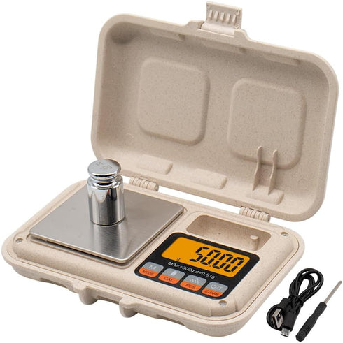 Gram Scale for Food, 300g/0.01g Digital Weight, Mini Pocket Scale with LCD Display for Jewelry, Coins, Herbs, Spices
