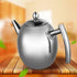 Coffee Tea Pot - Stainless Steel Teapot with Filter, Large Capacity Polished Kettle for Home, Hotel, Cafe (1000ML)