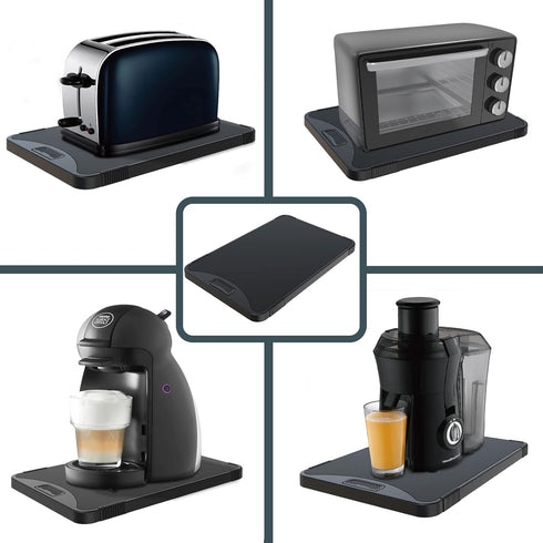 Large Appliance Rolling Tray, Compatible with Single Serve Brewers, Coffee Makers, Stand Mixers, Blenders