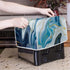 Turquoise Marble 2, 4 Slice Toaster Cover, Dust Protection & Waterproof Small Appliance Universal Size