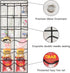 2 Pack Extra Large Hanging Crystal Clear Over Door Shoe Organizers, Closet Shoe Rack with 12+6 Pockets, 8+8 Hooks, White