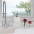 2 1 Soap Dispenser with Sponge Holder, Ceramic Dish Soap Dispenser for Kitchen Sink, in Refillable Liquid Hand