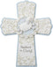 Creative Brands Faithworks - Baptized In Christ Hanging Resin Wall Cross, 6 x 8-Inch, Blue