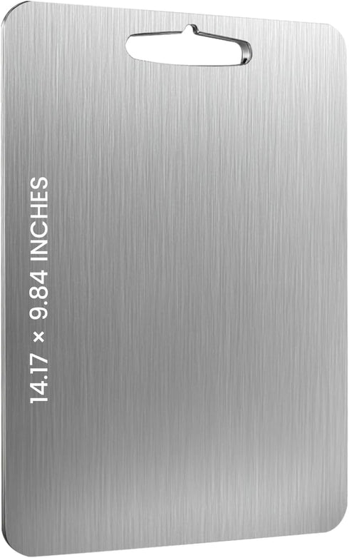 EBTULF Titanium Alloy Cutting Board Pure Titanium Cutting BoardDouble-Sided VersatilityThe 2025 New Model
