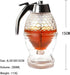 Squeeze Honey Dispenser, Plastic No Drip Maple Syrup Container, Juice Jar Bee Drip Dispenser, Honey Pot with Stand,
