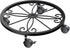 KOOKASHOP 10" 1 Pack 360 Plant Caddy with Wheels, Plant Stand with Wheels, Lockable Plant Rollers Plant Dolly, Plant
