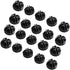 URBEST Wire Cube Connectors, Plastic Connectors for Modular Organizer Closet and Wire Grid Cube Storage (Black, 20)