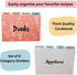 Recipe Cards 4x6: Set of 100 with 8 Category Dividers for Your Culinary Creations