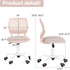 360 29.5"-34.3", FurnitureR Writing Task Chair for Teens Boys Girls Rolling Wheels Fabric Soft Pad Seat Breathable