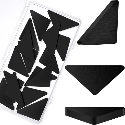 Set of 16 Cutting Board Feet, Non-Slip Silicone Pads, Black, Non-Adhesive, Glue Free