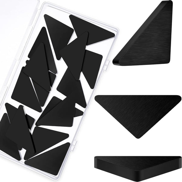 Set of 16 Cutting Board Feet, Non-Slip Silicone Pads, Black, Non-Adhesive, Glue Free