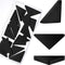 Set of 16 Cutting Board Feet, Non-Slip Silicone Pads, Black, Non-Adhesive, Glue Free