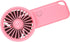 ASHATA Handheld Mini Fan (Red), USB Rechargeable, 3 Speed Portable Fan with Carabiner for Home, Office, Outdoor