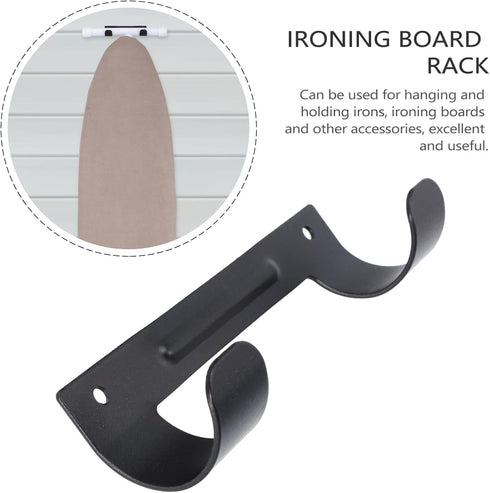 DOITOOL Ironing Board Hook, Dual-head Storage Hook for Hanging Rack and Ironing Board