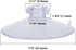 20 Pack Clear Plastic Strong Suction Cups with Removable Hook, 7/8" Diameter