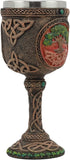 Ebros Colorful Celtic Knotwork Cosmic Sacred Tree of Life Yggdrasil Wine Goblet, 5oz Vial of Fertility and Immortality