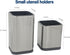 2PC Stainless Steel Kitchen Utensil Holder Flatware Caddy