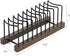 Dahey Hat Stand for Baseball Caps, Organizer Holder for 10 Caps, Tabletop Hat Rack for Desk, Closet, Dresser