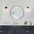20 inch Fabuday Black Circle Mirror for Wall - Round Mirrors for Bathroom, Entryway, Living Room, Hallway, Bedroom