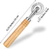 Pasta Cutter Wheel, Ravioli Cutter Wheel with Roller, Pizza Cutter Wheel for Kitchen, Zinc Alloy Noodle Making