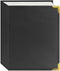 Pioneer Photo Albums 100 Pocket Photo Album, Gray, Sewn Leatherette Cover with Brass Corner Accents for 4 by 6-Inch